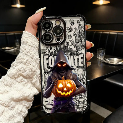 Custodia per telefono placcata del popolare gioco FortniteS per Samsung A37 A57 A07 A36 A16 A35 A55 A25 A26 A05s A15 A54 A34 A24 A14 A05 A04 4G 5G