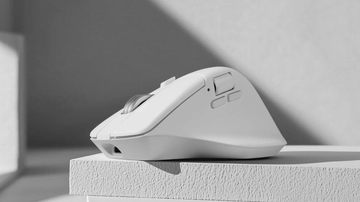 Keychron M6 Wireless Mouse with PixArt 3950 Sensor, 8K Polling Rate, Silent Switches, Dual Scroll Wheels, Bluetooth & 2.4GHz Ergonomic Mouse
