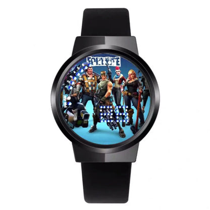 Orologio Fortnite Cute Fashion Cartoon personalizzato Kawaii Touch con luce notturna LED, orologio elettronico per studenti, regalo per amici