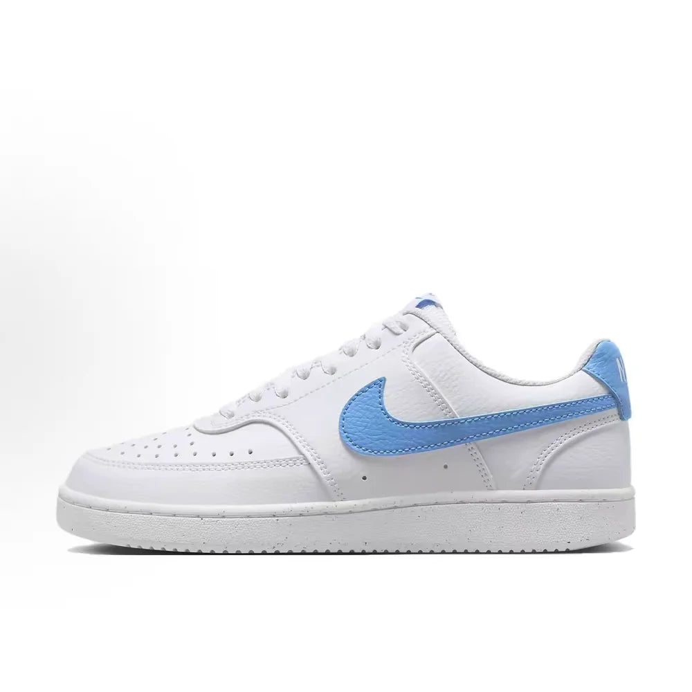 Nike Court Vision 1 Low Next Nature Comfortable, versatile, and durable Low-top court shoe Women's White/Blue DH3158-107
