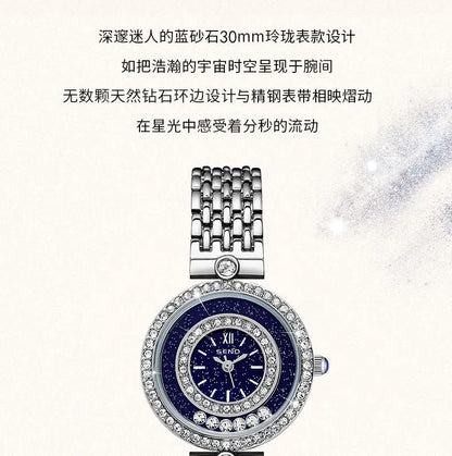 Women Bracelet Watches Silver Top Brand Luxury Ladies Wrist Watches Female Clock Full Steel Quartz Watches Elegant Fashion