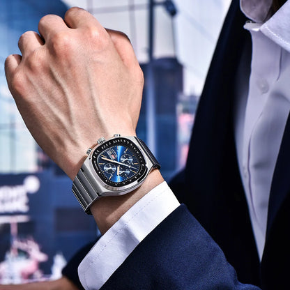 PAGANI DESIGN Men's Chronograph Watch Japan Miyota OS00 Movement Speed Tester Sapphire Waterproof Quartz Watch Reloj Hombre