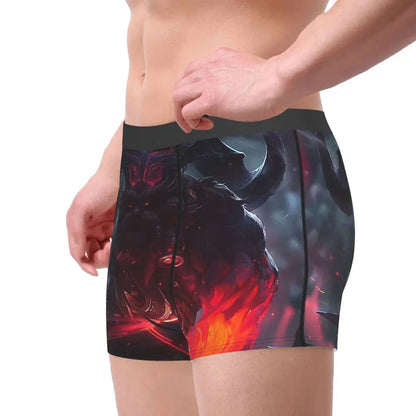 Ornn League of Legends LOL MOBA Games Underpants Breathbale Panties Male Underwear Sexy Shorts Boxer Briefs