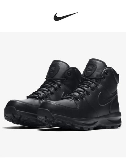 Nike genuine MANOA LEATHER men's and women's high top cushioned casual sports shoes 454350-003