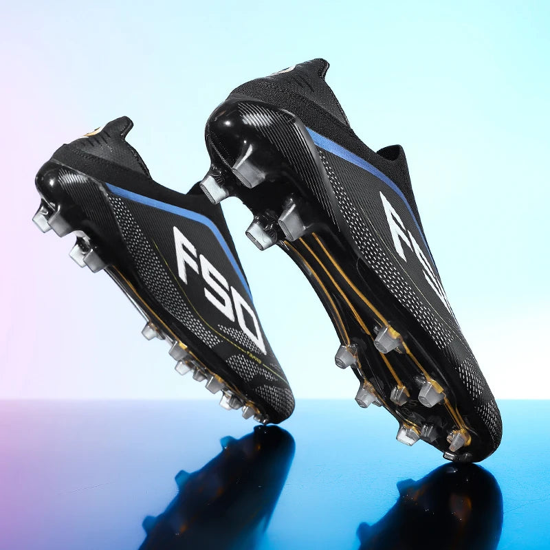 Men Soccer Cleats Professional Football Boots Society Turf Breathable Mesh Youth Soccer Shoes Anti Skid Male Sneakers Chuteira