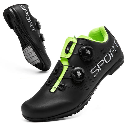 Lock-Free Cycling Shoes Flat Pedal Shoes Men Bike Cleat Sneaker MTB Bicycle Biking Women Breathable Indoor Boots