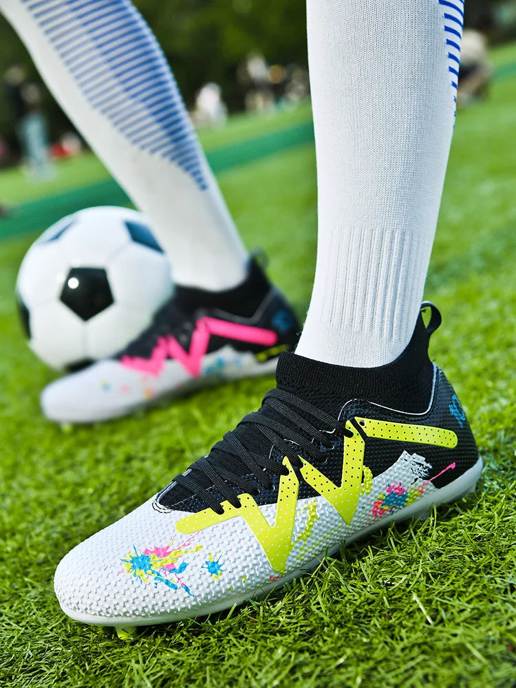 Нови мъжки футболни обувки Society Cleats, професионални футболни обувки за зала, бързи футболни бутонки за терен, оригинални тренировъчни маратонки за момчета