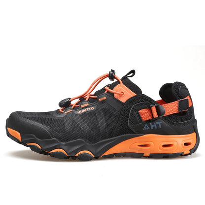 HUMTTO Brand Hiking Boots for Men Sneakers New Summer Trekking Sandals Male Breathable Outdoor Walking Climbing Water Shoes Mens