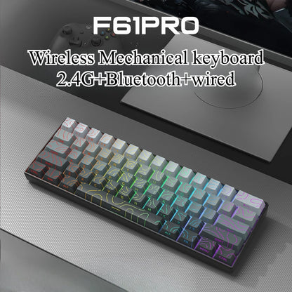 Bluetooth Wireless Mechanical Keyboards RGB Gamer Keyboard for Tablet Mechanical 60% iPad Backlit Mini USB Keyboard