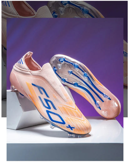 New Men's Soccer Shoes Grass Football Boots Ultralight Sport Comfortable Indoor Cleats Non Slip Fg Turf Futsal Adult Non-Slip
