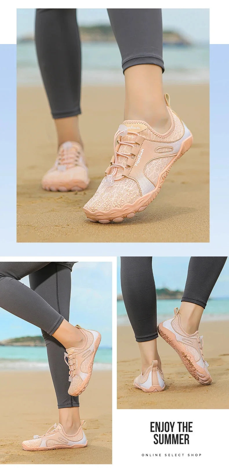 Aqua Shoes Water Shoes Upstream Wading Barefoot Beach Shoes Adults Gym Outdoor Training Footwear Unisex Quick-Drying Breathable