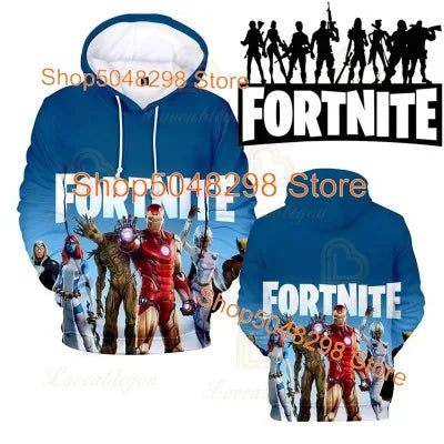 Sweatshirt com Capuz para Homem, Mulher e Criança The Nite Victory — Roupa Infantil Battle Royale, Sweatshirt para Rapazes e Raparigas, Tops Hero para Adolescentes
