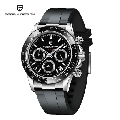 2026 New PAGANI DESIGN PD-1664 Meteorite Dial Fashion Men Quartz Wristwatches 100M Sapphire Glass Chronograph relogio masculino
