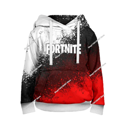 Sweatshirts com Capuz Fortnite 2025 Novas com Impressão 3D para Homem, Hoodie Harajuku de Manga Comprida, Sweatshirt Oversized Unissexo para Cosplay