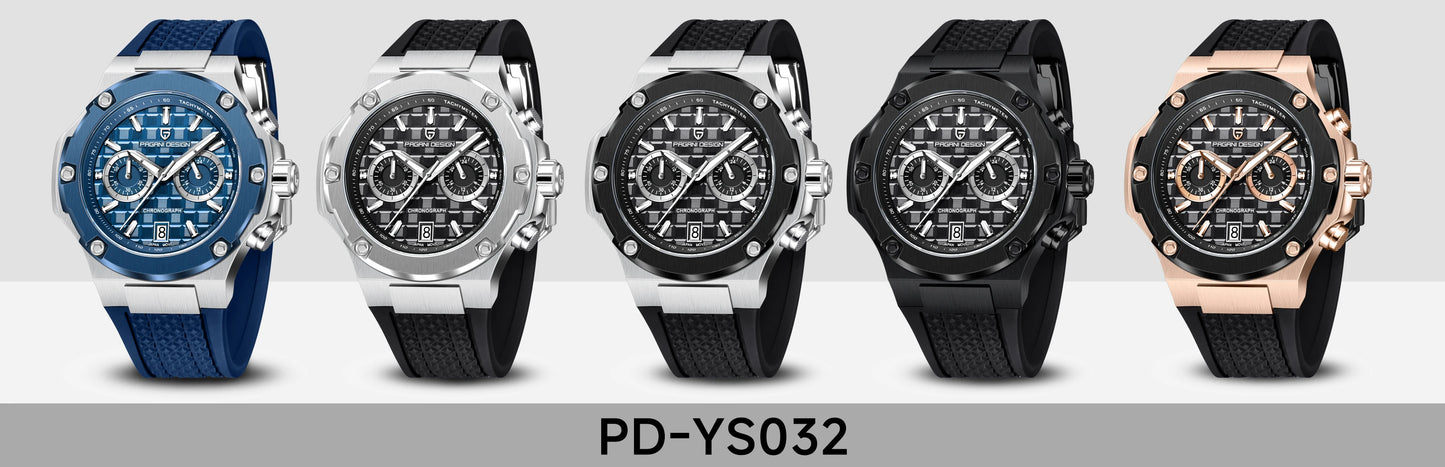 PAGANI DESIGN 2026 New Men's Watches Luxury Quartz Watch For Men Waterproof Sport Chronograph Luminous Wristwatch Men Clock Man