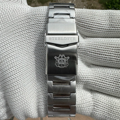 STEELDIVE SD1984 Monster Steel Strap Mechanical Watch NH36 Movt Sapphire Crystal 200M Waterproof Swiss Super Luminous Wristwatch