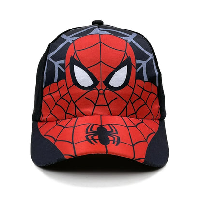 Marvel Spider-Man animefigur, basebollkeps, barnkeps med skärm, bomull/polyester, huvudbonad, solskydd för alla årstider, presenter