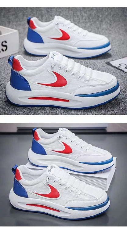 Comfortable Breathable Mesh Sports Shoes Men's Casual Style Lightweight Versatile Plain Color Spring Summer Autumn Seasonal Wear