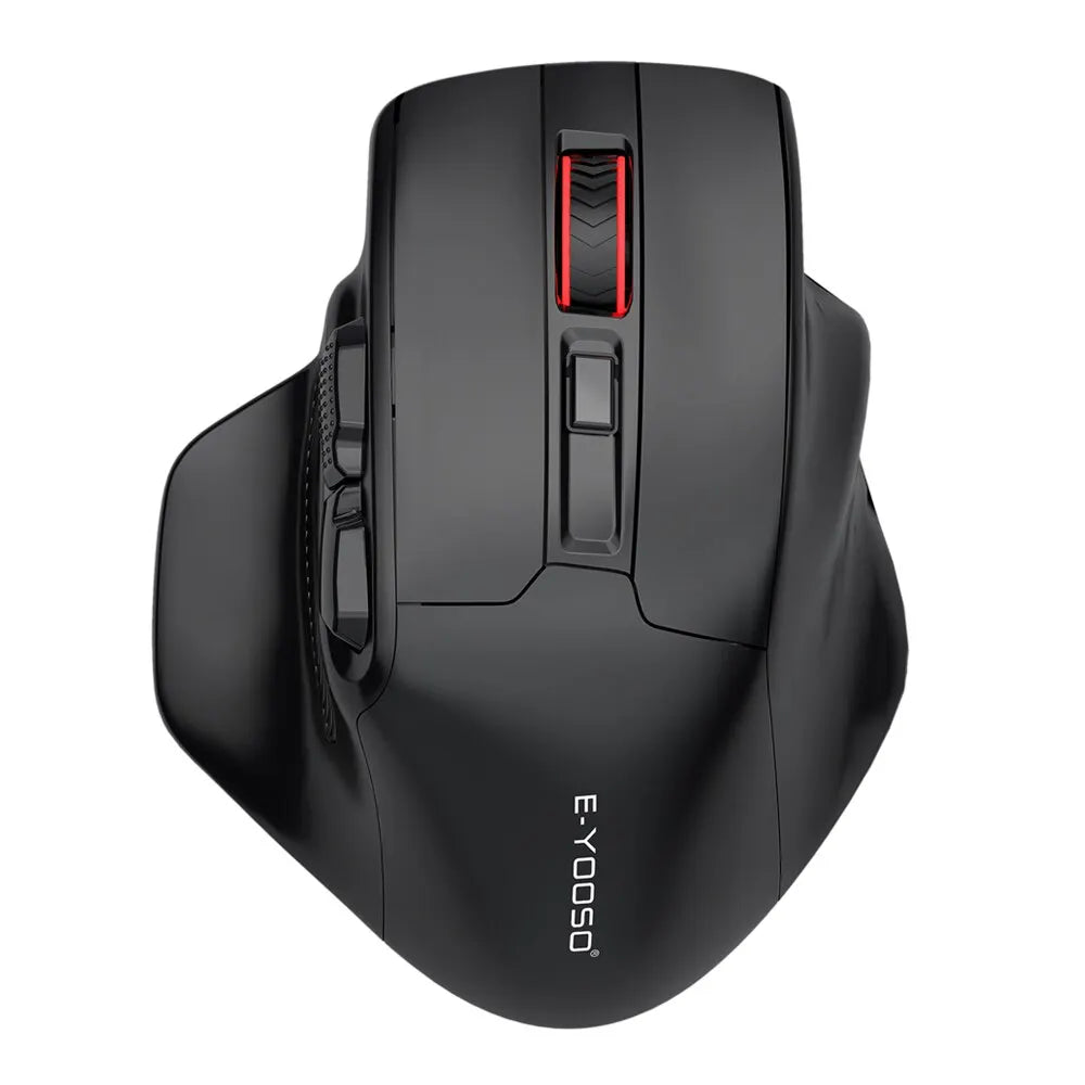 E-YOOSO X-31 USB 2.4G bezprzewodowa duża mysz gamingowa dla dużych dłoni PAW3212 4800 DPI 5 przycisków dla graczy komputer laptop PC