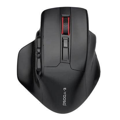 E-YOOSO X-31 USB 2.4G bezprzewodowa duża mysz gamingowa dla dużych dłoni PAW3212 4800 DPI 5 przycisków dla graczy komputer laptop PC