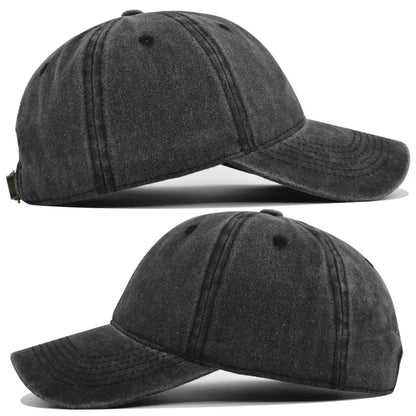 Retro Washed Cotton Baseball Cap Men Women Snapback Hat y2k Hip Hop Caps Solid Color Hat Bone Casquette Outdoor Casual Sport hat