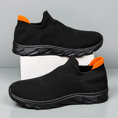 Breathable Men Casual Shoes Lightweight Male Vulcanized Shoes Outdoor Platform Men's Loafers Soft Mesh Flats Non-slip Sneakers