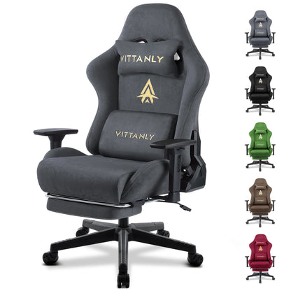 Kitinjoy High Quality Gaming Chair With Footrest Support Height Adjustable for Unisex Comfortable Office Chair Computer Chair