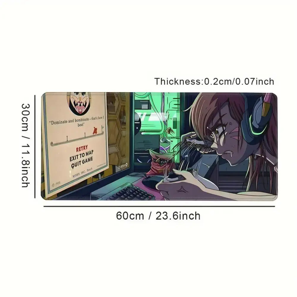 Anime Gaming Girl Overwatch Large Mouse Pad 900x400 Laptop Office Rubber Soft Desk Mat Computer Keyboard HD Print Mousepad Xxl