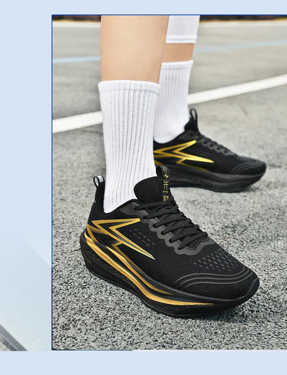 Men Running Shoes Speciality Marathon Sports Shoes Breathable Lightweight Carbon Board Women's Trend Athletic Sneakers Women