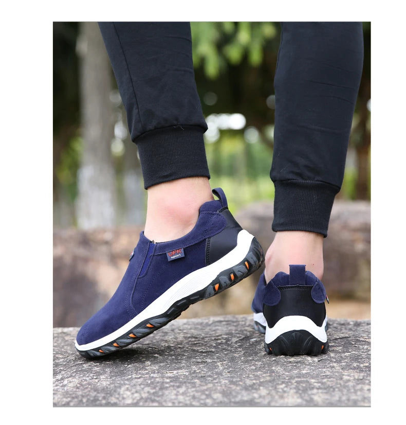 New Outdoor Hiking Camping Light Running Jogging Casual Sports Men's Shoes Non-slip Loafers Hiking Shoes Large Size 38-50