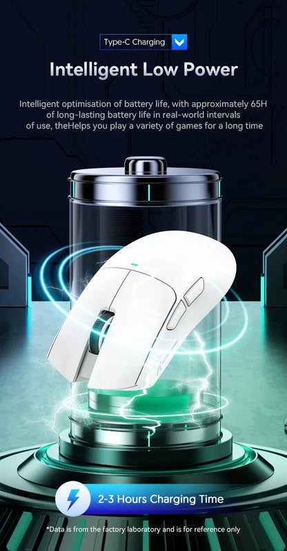 ATTACK SHARK X11 Wireless Gaming Mouse, 22K DPI PAW3311 Tri-Mode Gaming Mouse, Bluetooth 2.4G Wired RGB Lightweight Gaming Mouse