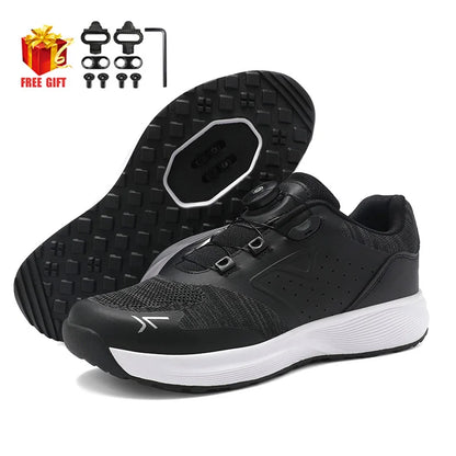 Cycling Sneaker MTB Men Sports Dirt Bike Shoes SPD Pedal Mountain Bicycle Footwear Speed Racing Man Flat Off Road Cycling Shoes