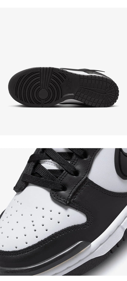 Zapatillas Nike oficiales auténticas para mujer, transpirables, con cordones, suela gruesa y estilo casual minimalista DZ2794-001