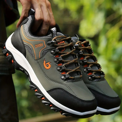 Men's casual sports shoes, outdoor hiking and mountaineering lightweight walking and running shoes, large size 36-49