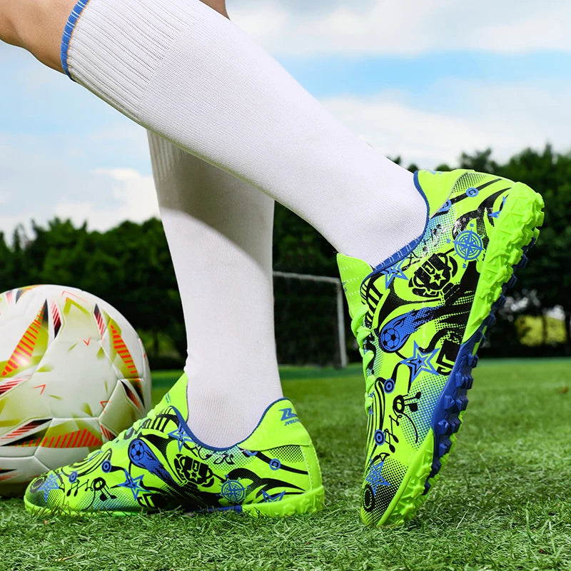 New Men Soccer Shoes Boys Original Football Shoes TF/AG Indoor Professional Football Field Boots Society Cleats Sneaker Non Slip