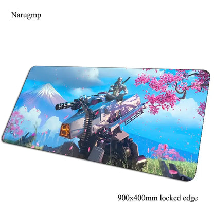 Tapete de rato Overwatch de aniversário, tapete para computador 900x400x3mm, tapete de rato gaming grande, presente para rato e teclado, jogos PC gamer, secretária