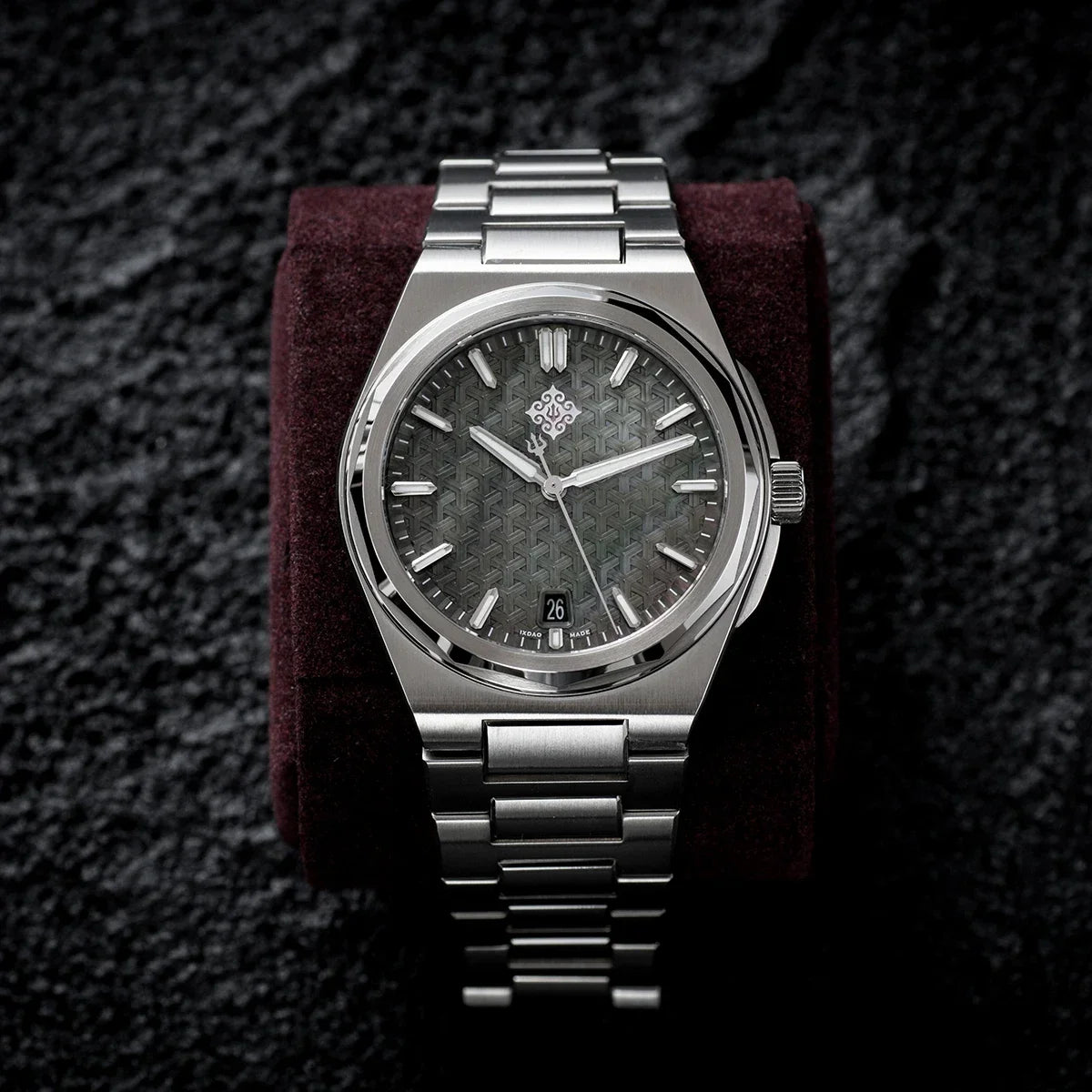 IX&DAO 2025 Novo Relógio Masculino Warrior Automático Mecânico 37mm Movimento Miyota 9015 Safira Aço Inoxidável Impermeável 10Bar BGW