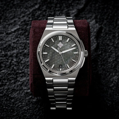 IX&DAO 2025 Novo Relógio Masculino Warrior Automático Mecânico 37mm Movimento Miyota 9015 Safira Aço Inoxidável Impermeável 10Bar BGW