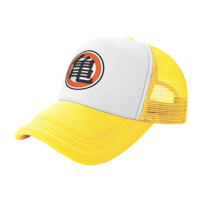 DBZ Turtle Japanese Anime Goku Trucker Cap Adult Dragon Ball Hat Sun Hats Dad Hat Adjustable Snapback Caps Mesh Baseball Cap