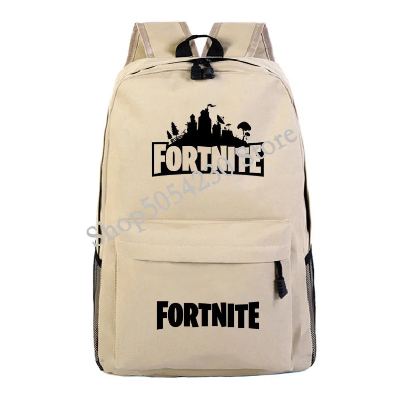 Mochila Fortnite Games, mochila escolar Fortnite para adolescentes, unissexo, com compartimento para portátil, para escola, viagens e uso casual