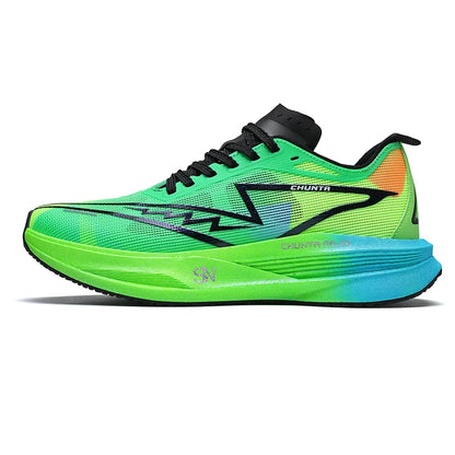 Men Running Shoes Carbon Board Specialty Marathon Sports Breathable Lightweight Women's Comfortable Nonskid Chunta Sneakers