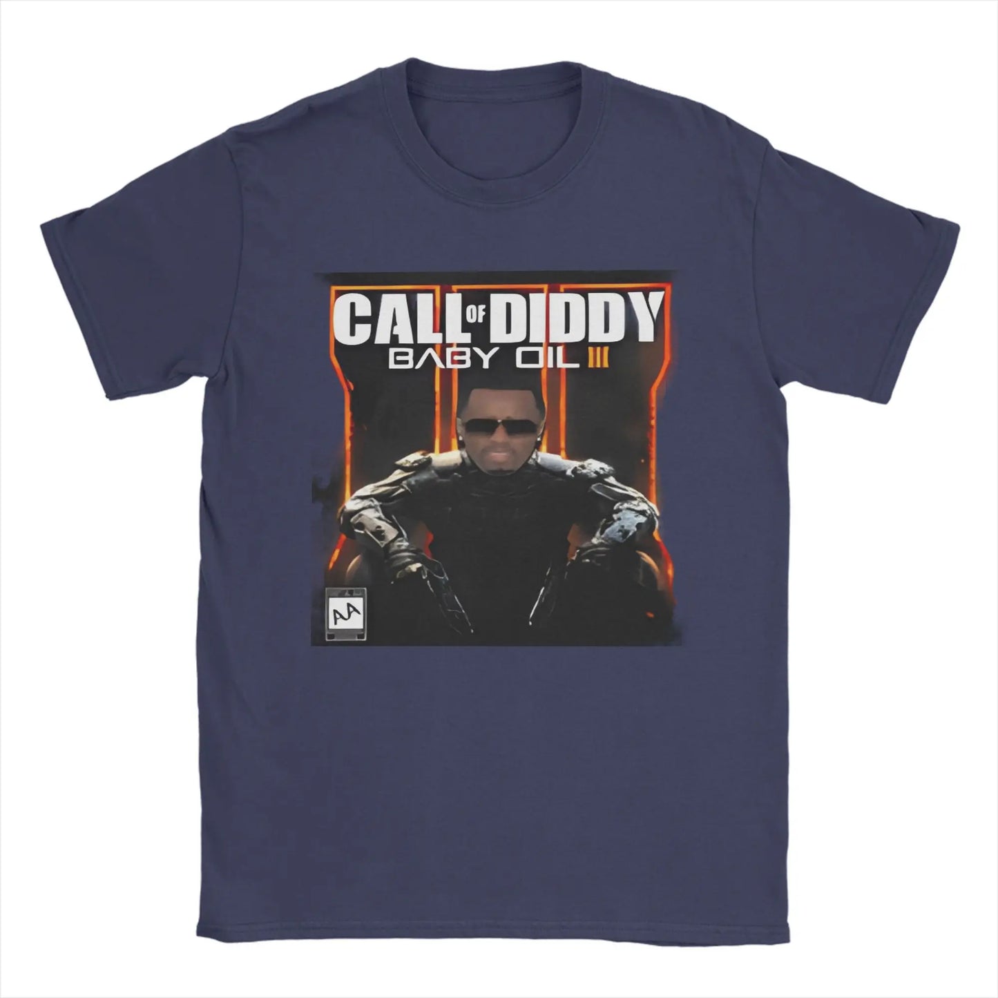 Pánské tričko Call of Diddy Party Brainrot Sigma, humorné tričko ze 100% bavlny, krátký rukáv, tričko s kulatým výstřihem, klasické oblečení