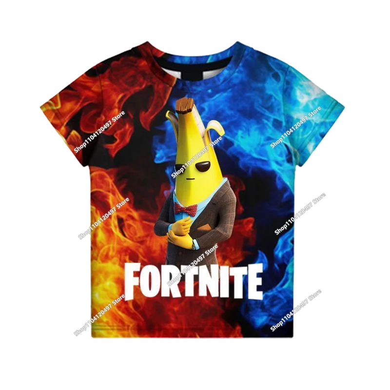Sweatshirt com Capuz Infantil 3D 2025, Nova Série Anime Fortnite Estampada, Pullover de Marca Trendy, Presente