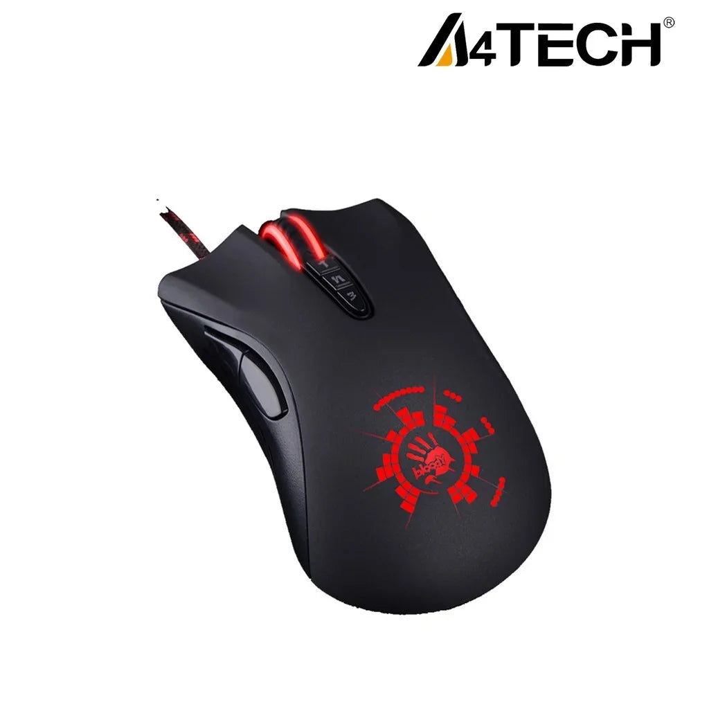 Rato com Fio A4Tech Bloody A91 One-click Instant Macro Io1.1 Macro Drive Optical Engine 8 Macros Programáveis Rato Gaming