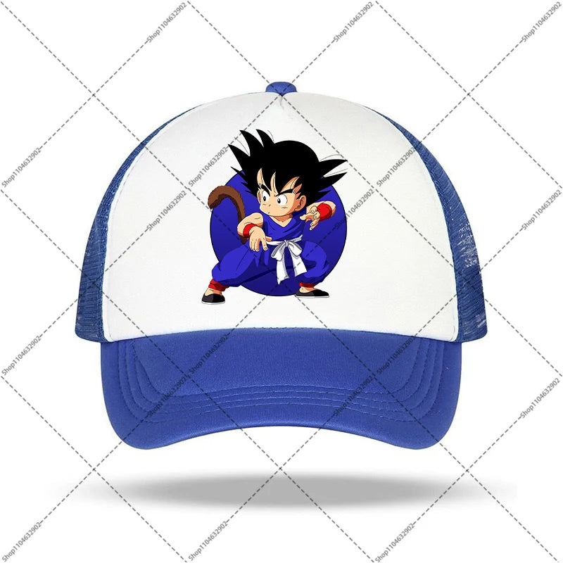 Dragon Ball-baseballkeps för kvinnor och män, solhattar, kepsar med tryck av seriefigurer och anime, bekväma unisex-bomullskepsar för vuxna, perfekta som sommargåvor och festpresenter