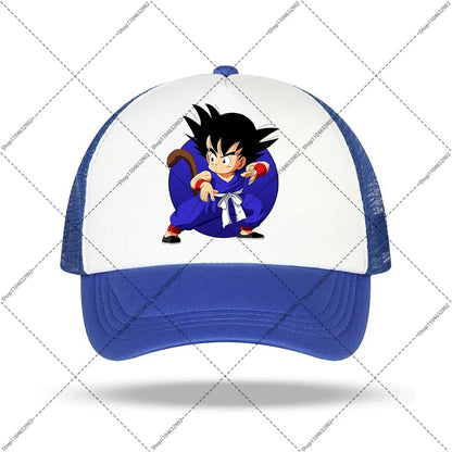Dragon Ball-baseballkeps för kvinnor och män, solhattar, kepsar med tryck av seriefigurer och anime, bekväma unisex-bomullskepsar för vuxna, perfekta som sommargåvor och festpresenter