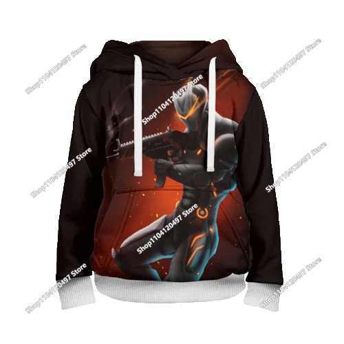 Sweatshirts com Capuz Fortnite 2025 Novas com Impressão 3D para Homem, Hoodie Harajuku de Manga Comprida, Sweatshirt Oversized Unissexo para Cosplay