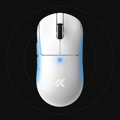 MCHOSE A7 V2 Rato Gaming Sem Fios Leve, Dupla Taxa de Polling de 8,000Hz, PAW3950 TI, Rato Gaming, Esports e Escritório