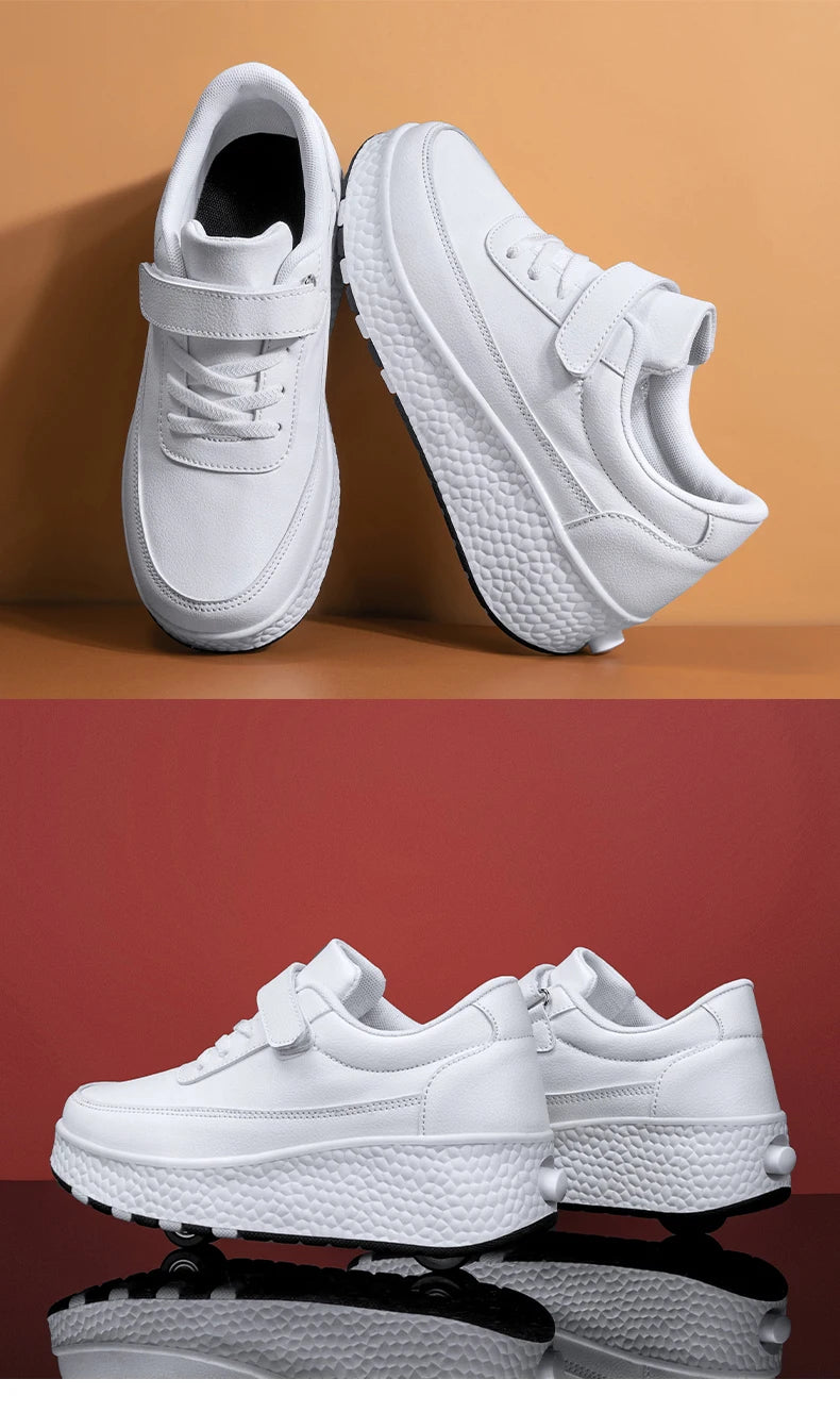 Fashion flashing roller skates shoes High quality roller skates boys and girls size 27-43   wheel sneakers