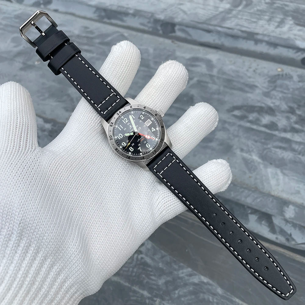Relógio de pulso mecânico STEELFLIER Official SF792 GMT, movimento NH34, luminescência Super BGW9 C3, resistente à água até 200M, relógio de mergulho de luxo para homem